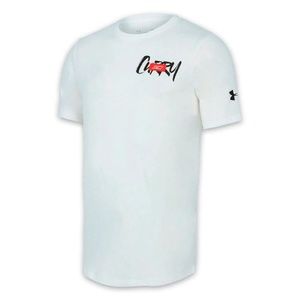 Under Armour UA Stephen Curry SC30 Stack Logo Tee 1342985-100 (White)